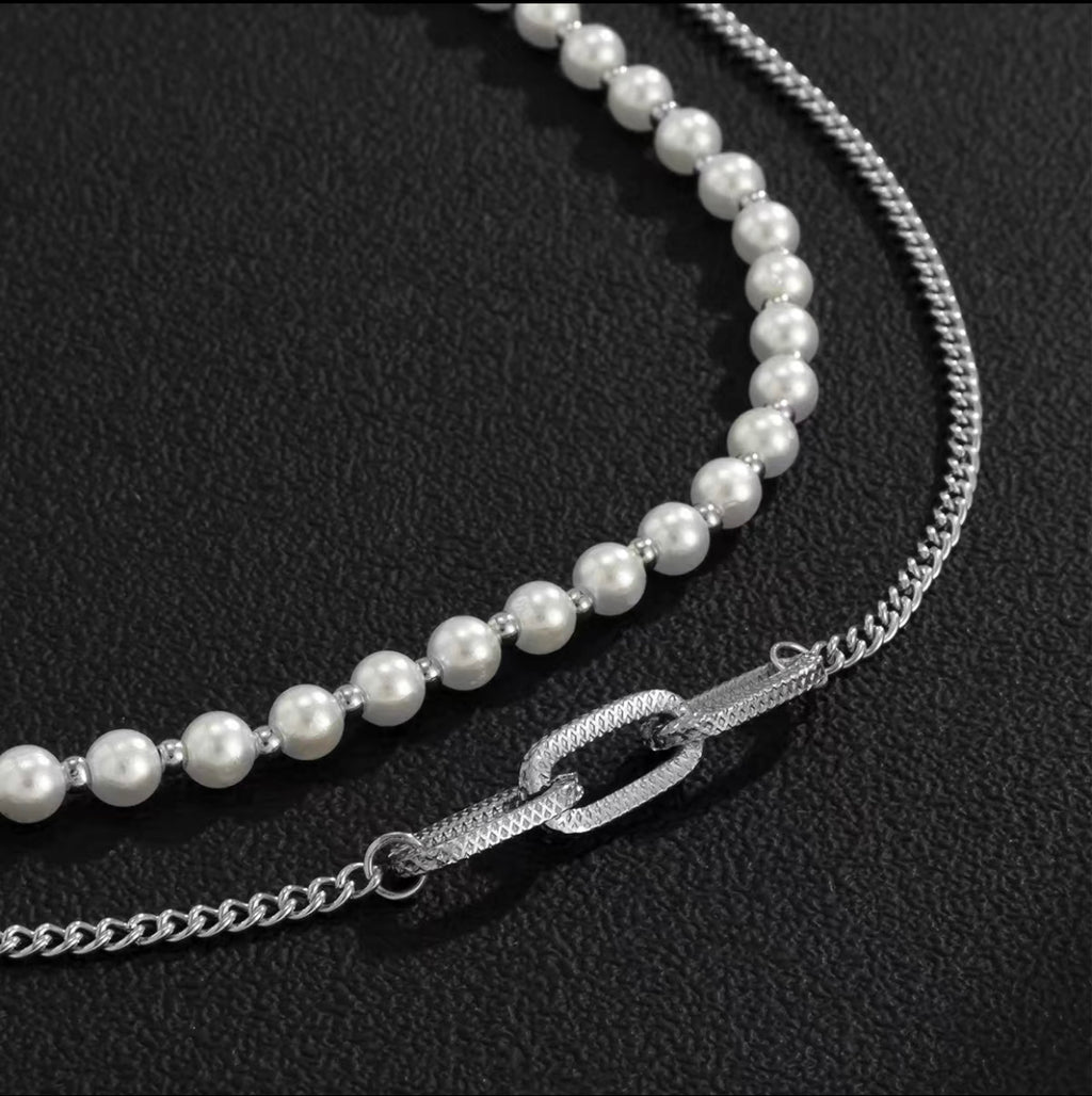 Beaded Necklace | Geometric Jewelry | Modern Necklace | Art Crown