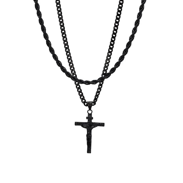 Crucifix Twist Chain - Art Crown