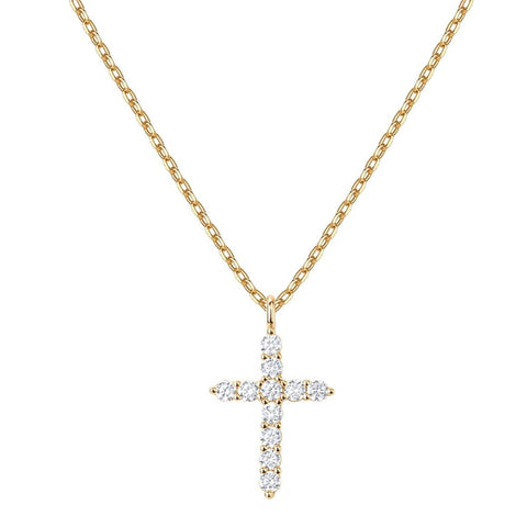 Dainty Cross Necklace - Art Crown