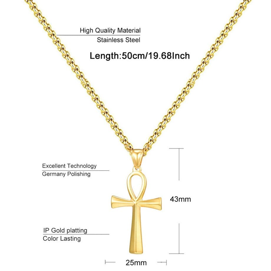 Egyptian Cross Pendant - Art Crown