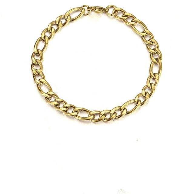 Figaro Link Bracelet - Art Crown