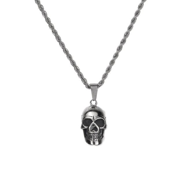 Skull Necklace | Skeleton Necklace  | Skull Head Necklace Black