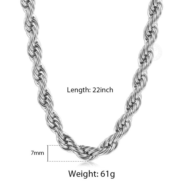 Twisted Rope Chain